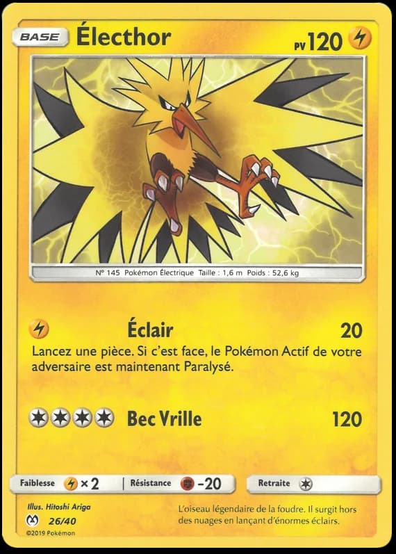 Carte Pokémon Électhor #26 — 2019 Promo McDonald's