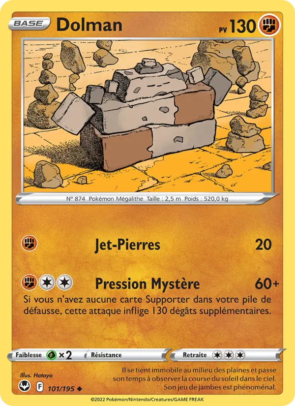 Carte Pokémon Dolman #101 — Tempête Argentée