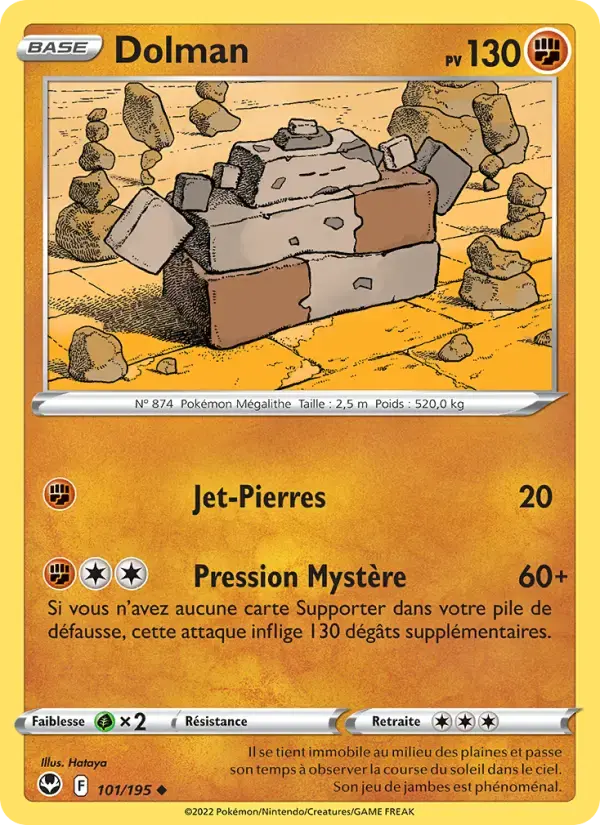 Carte Pokémon Dolman #101 — Tempête Argentée