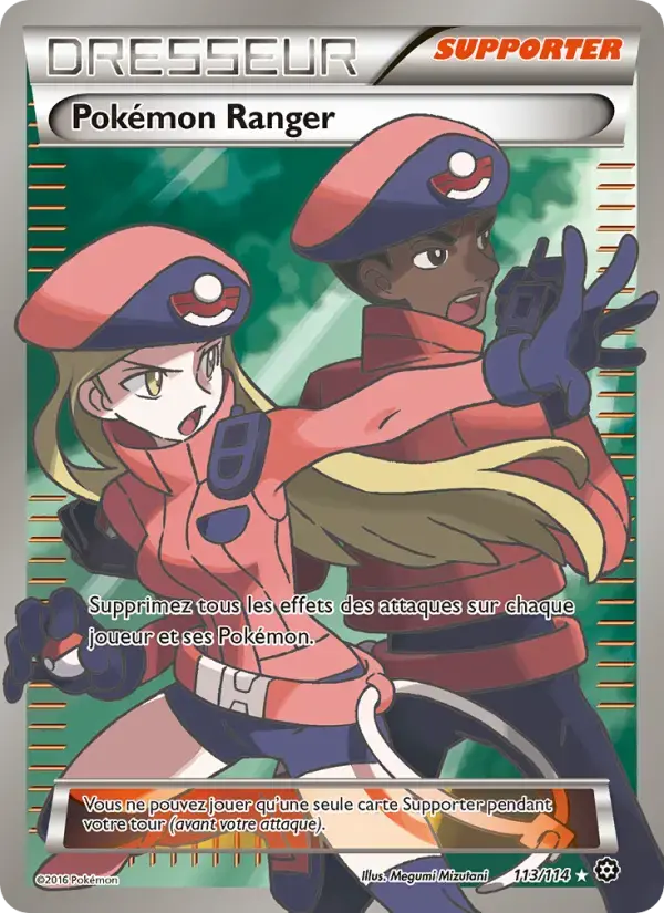 Carte Pokémon Pokémon Ranger #113 — Offensive Vapeur
