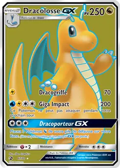 Carte Pokémon Dracolosse GX #67 — Majesté des Dragons