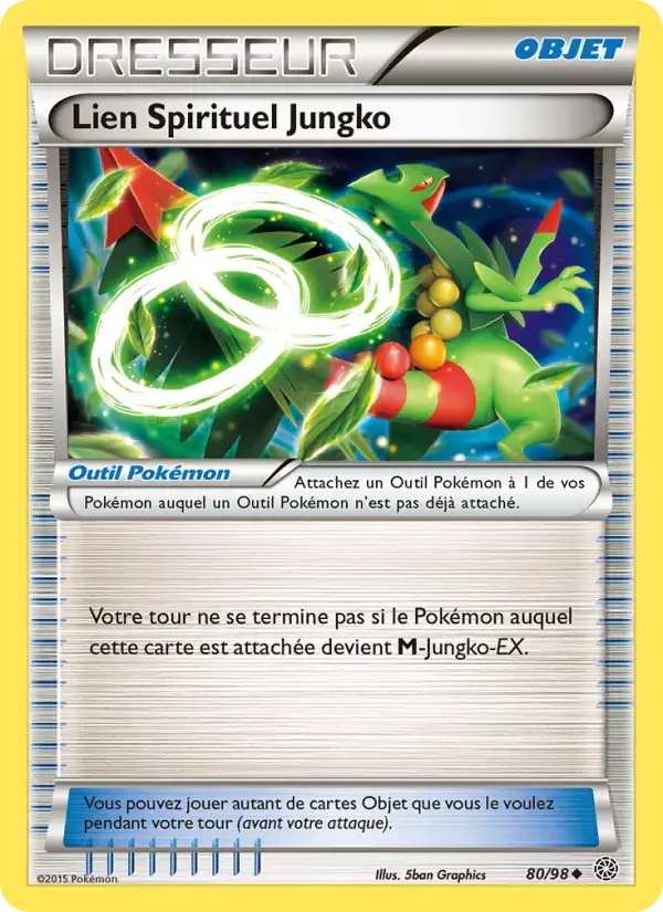 Carte Pokémon Lien Spirituel Jungko #80 — Origines Antiques