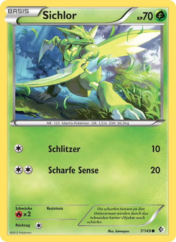 Carte Pokémon Insécateur #7 — Frontières Franchies