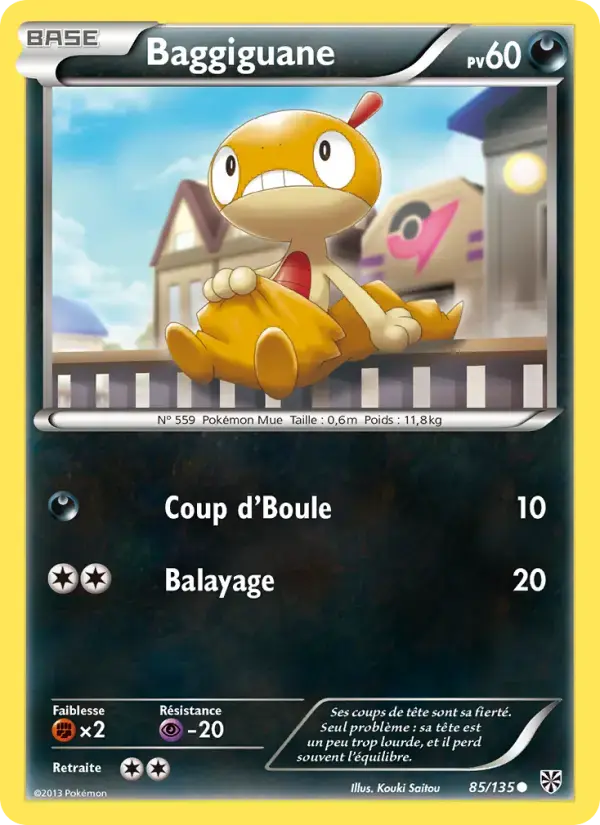 Carte Pokémon Baggiguane #85 — Tempête Plasma
