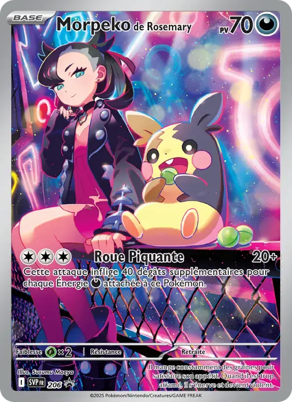 Carte Pokémon Morpeko de Rosemary #206 — Promos Écarlate et Violet