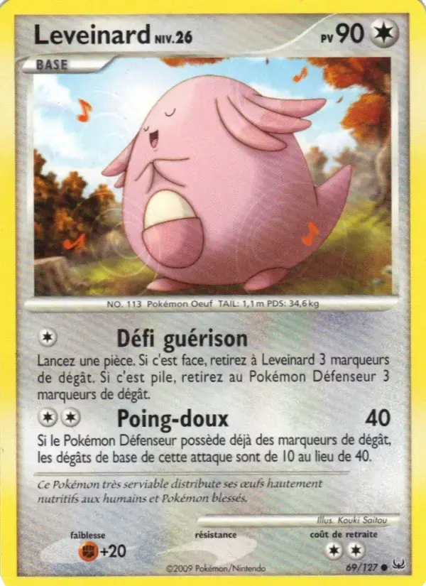 Carte Pokémon Leveinard #69 — Platine