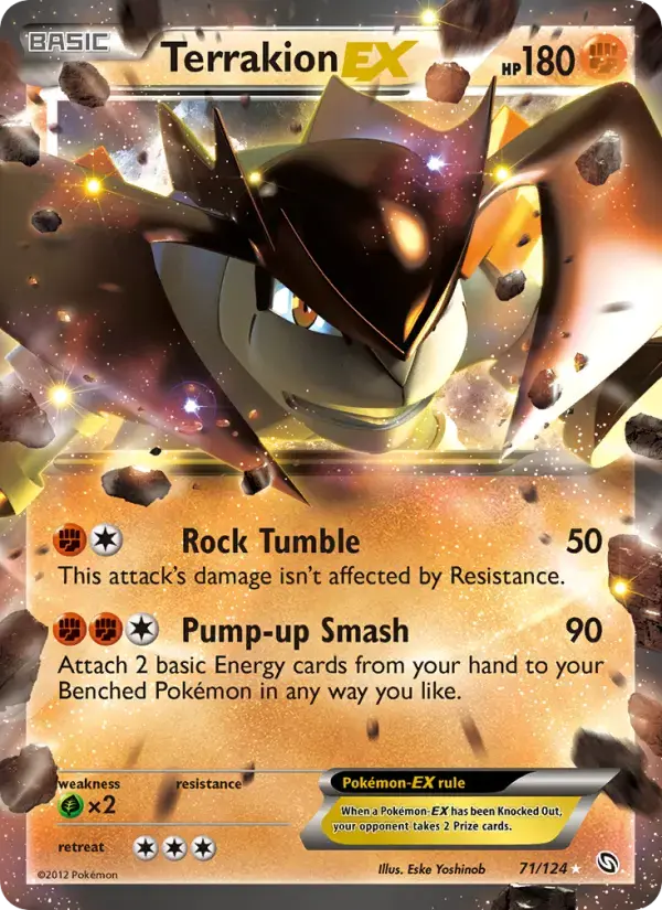 Terrakion-EX #71 — Dragons Exalted