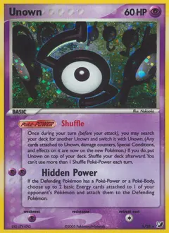 Carte Pokémon Zarbi #S — Forces Cachées