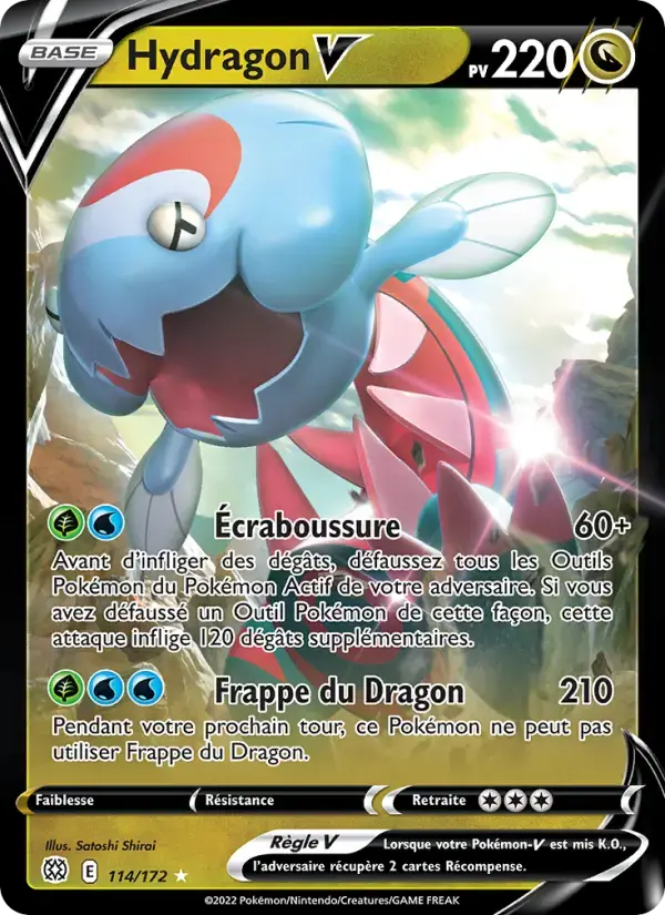 Carte Pokémon Hydragon V #114 — Stars Étincelantes