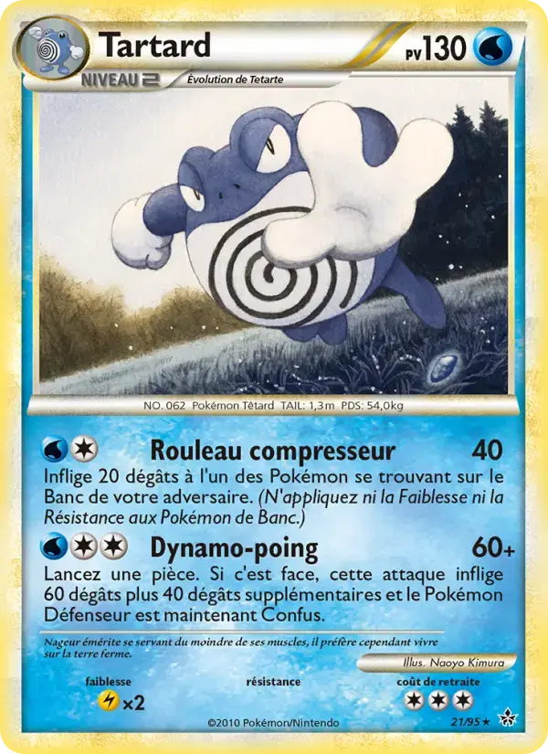 Carte Pokémon Tartard #21 — Déchaînement