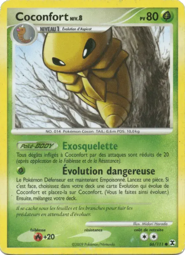 Carte Pokémon Coconfort Niv. 8 #66 — Rivaux Émergeants