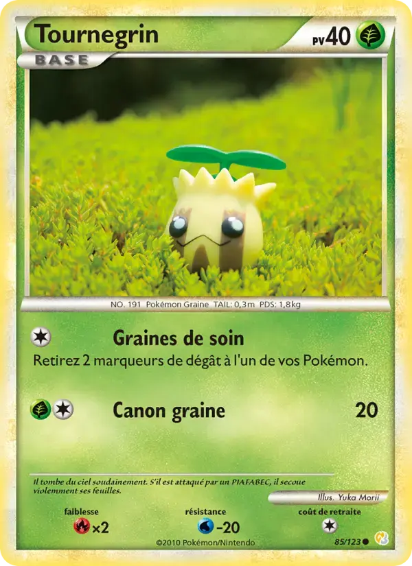 Carte Pokémon Tournegrin #85 — HeartGold SoulSilver