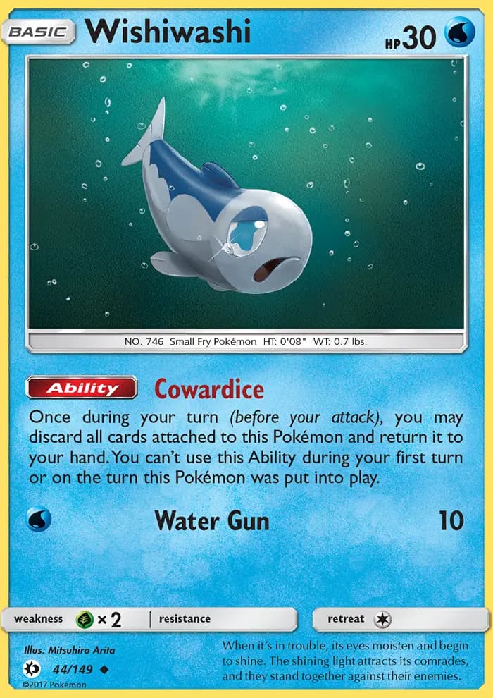 Wishiwashi #44 — Sun & Moon