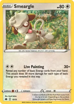 Smeargle #15 — 2022 McDonald's Collection