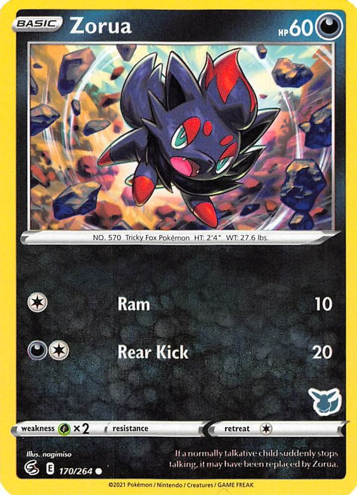 Zorua #170 Stamp — Fusion Strike
