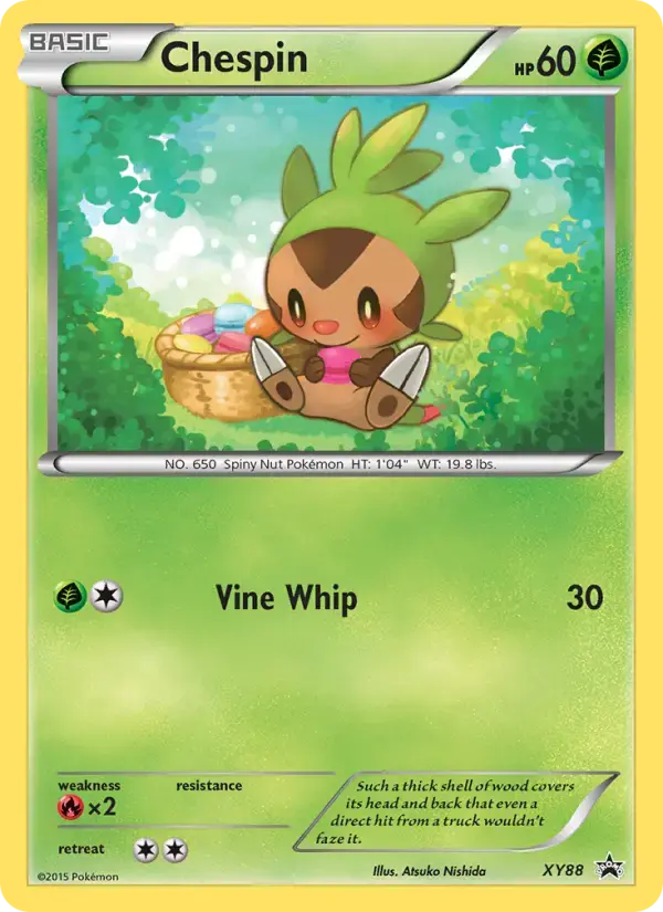 Carte Pokémon Chespin #XY88 — Promos X&Y