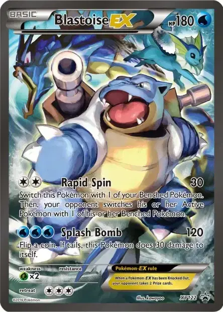 Carte Pokémon Tortank-EX #XY122 — Jumbo