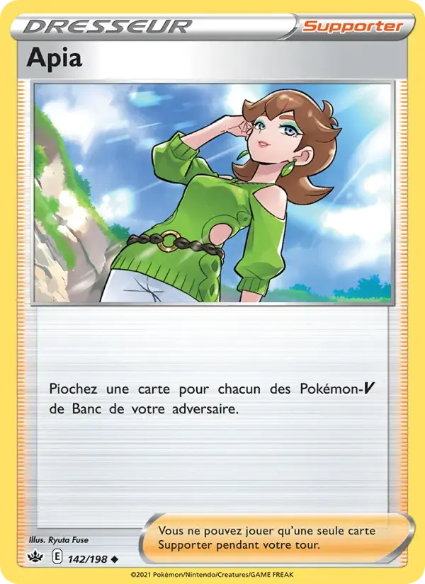 Carte Pokémon Apia #142 — Règne de Glace
