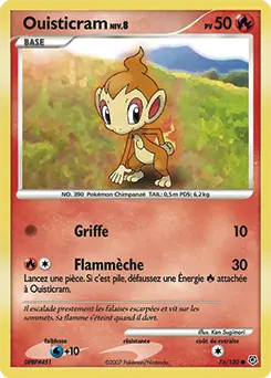 Carte Pokémon Ouisticram #76 — Diamant et Perle