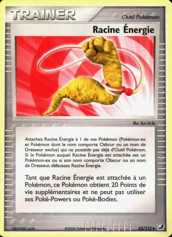 Carte Pokémon Racine Énergie #83 — Forces Cachées