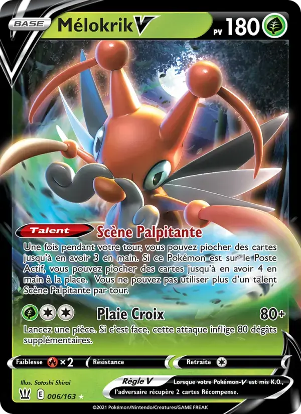 Carte Pokémon Mélokrik V #6 — Styles de Combat