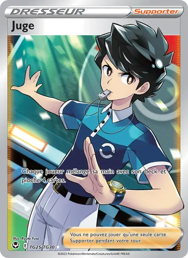 Carte Pokémon Juge #TG25 — Tempête Argentée