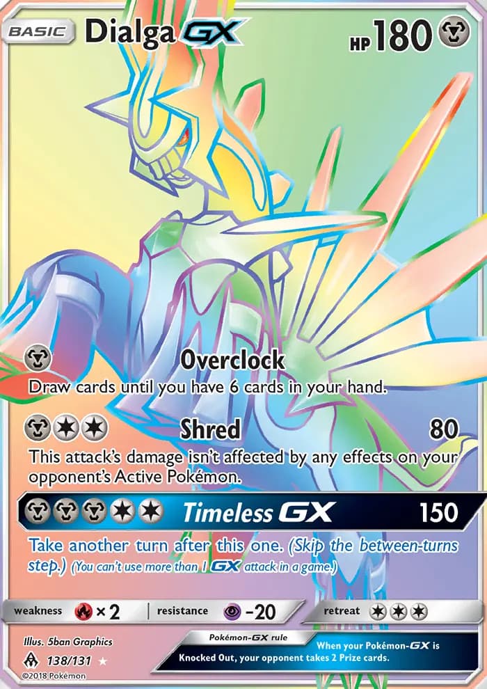 Dialga GX #138 — Forbidden Light