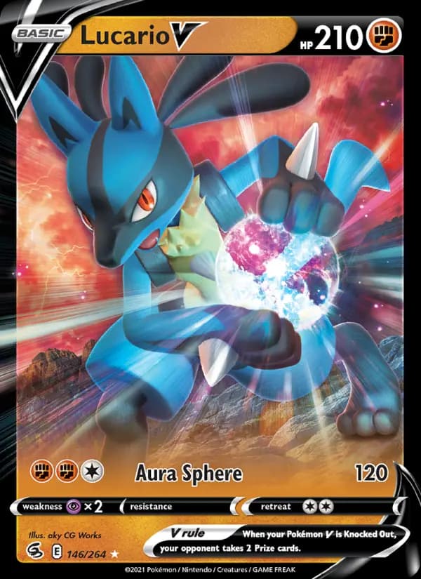 Lucario V #146 — Fusion Strike