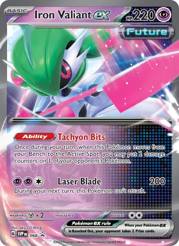 Carte Pokémon Garde-de-Fer-ex #068 — Promos Écarlate et Violet