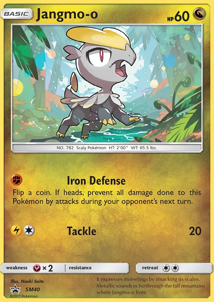 Carte Pokémon Jangmo-o #SM40 — Promos Soleil et Lune