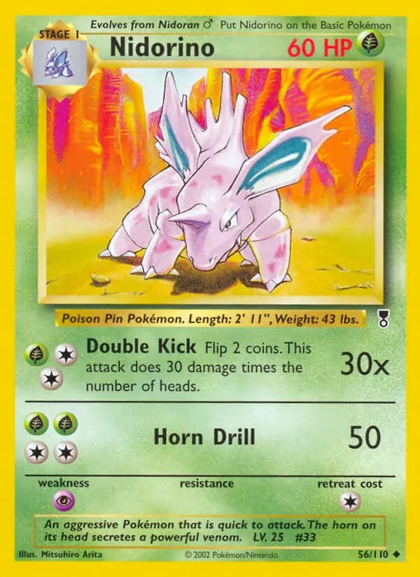 Nidorino #56 — Legendary Collection