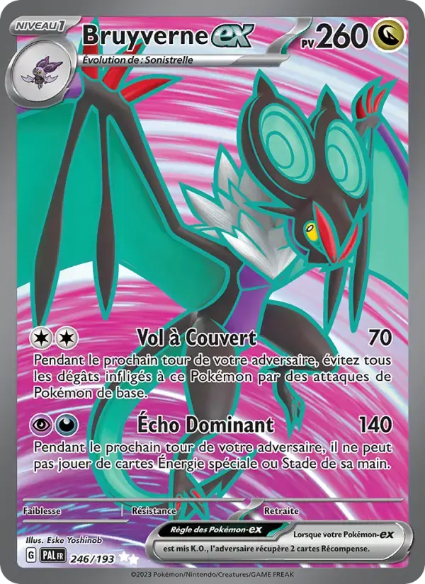 Carte Pokémon Bruyverne-ex #246 — Évolutions à Paldea