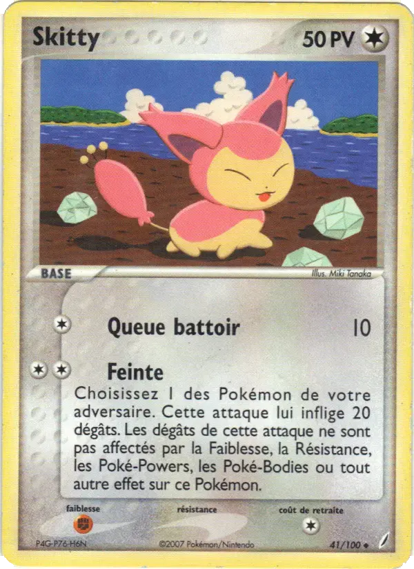 Carte Pokémon Skitty #41 — Gardiens de Cristal