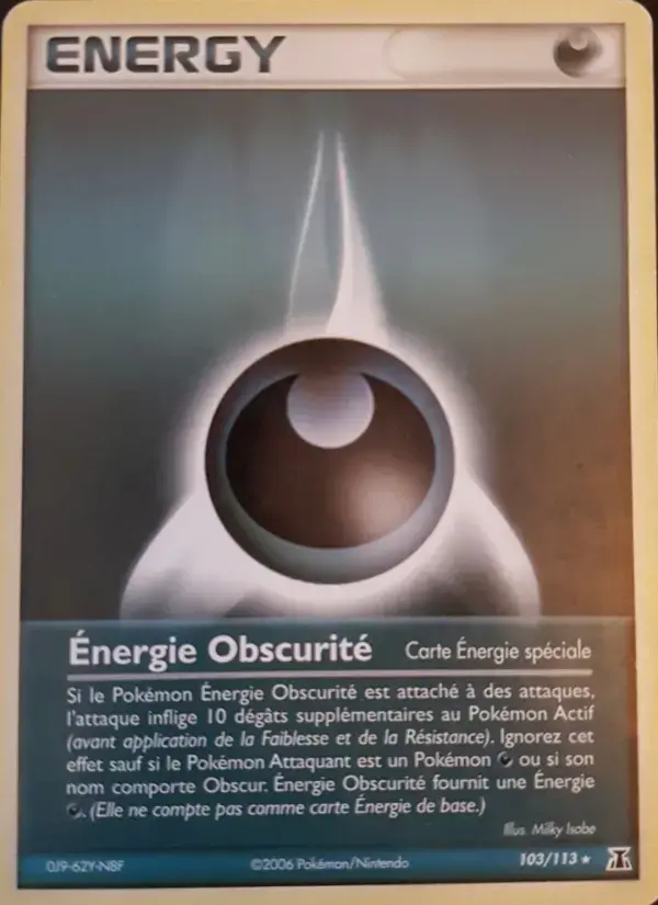 Carte Pokémon Énergie Obscurité #103 — Espèces Delta