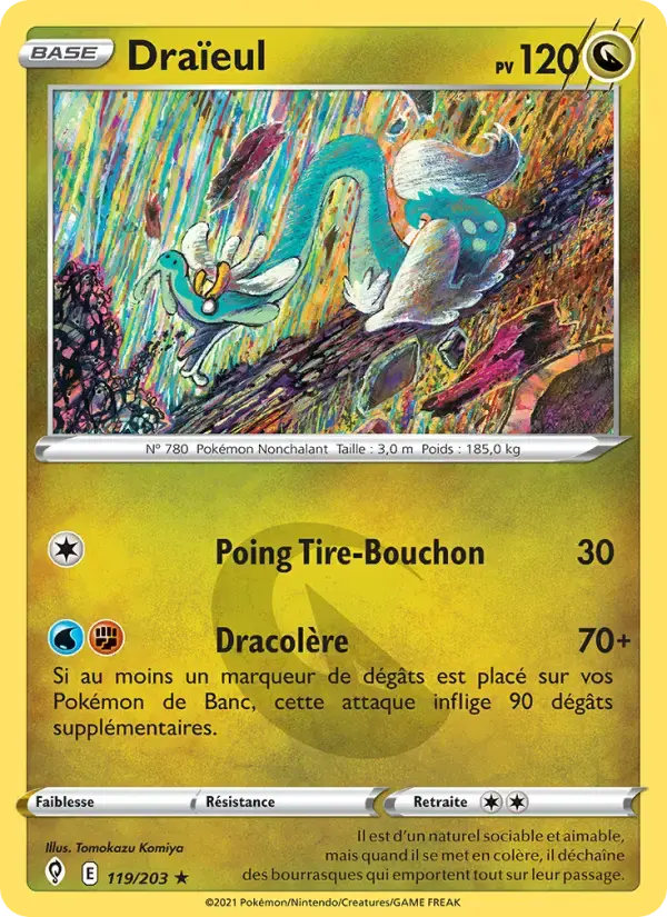 Carte Pokémon Draïeul #119 — Évolution Céleste