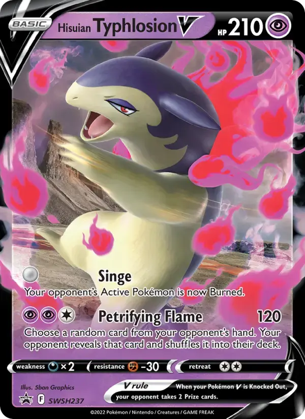 Hisuian Typhlosion V #SWSH237 — Sword & Shield Promos