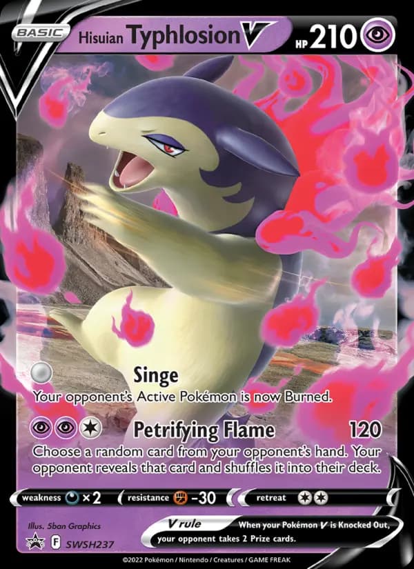 Hisuian Typhlosion V #SWSH237 — Sword & Shield Promos