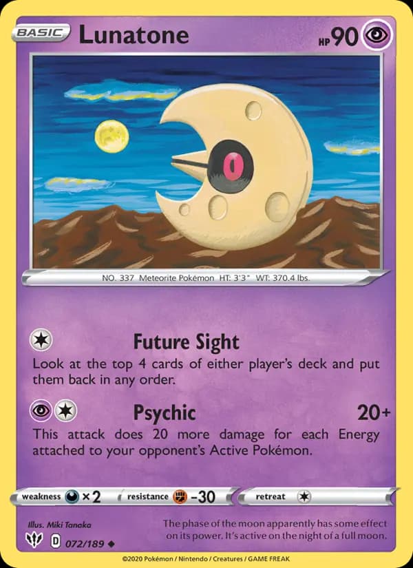 Lunatone #72 — Darkness Ablaze