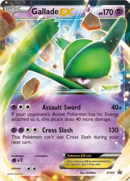 Carte Pokémon Gallame-EX #XY45 — Jumbo