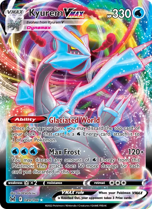 Kyurem VMAX #049 — Lost Origin