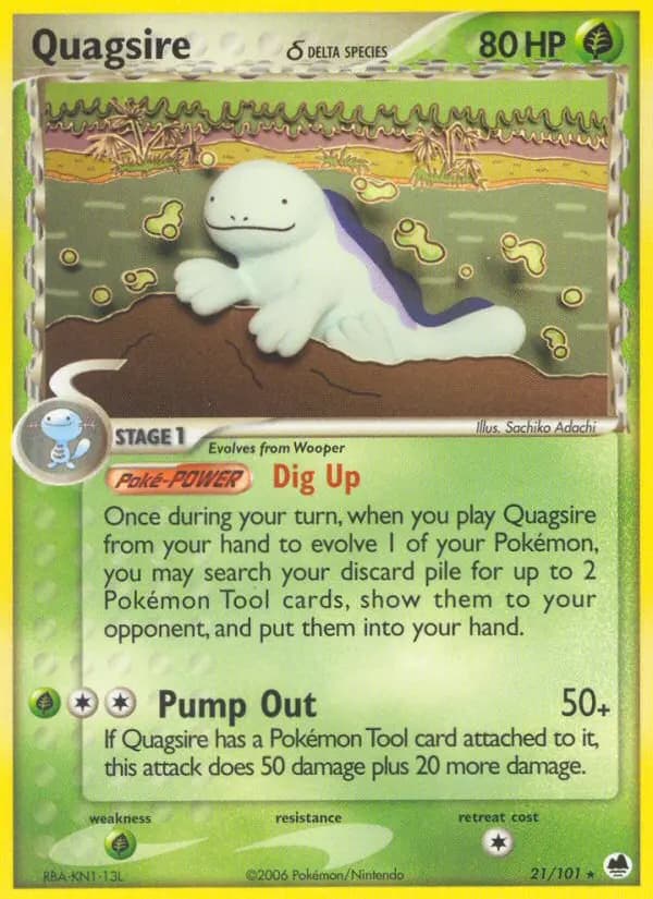 Quagsire δ #021 — Dragon Frontiers