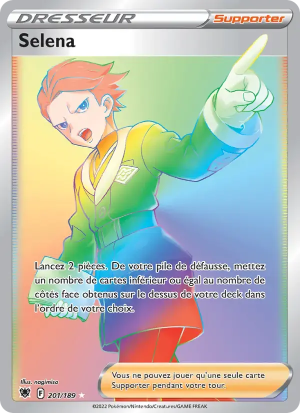 Carte Pokémon Selena #201 — Astres Radieux