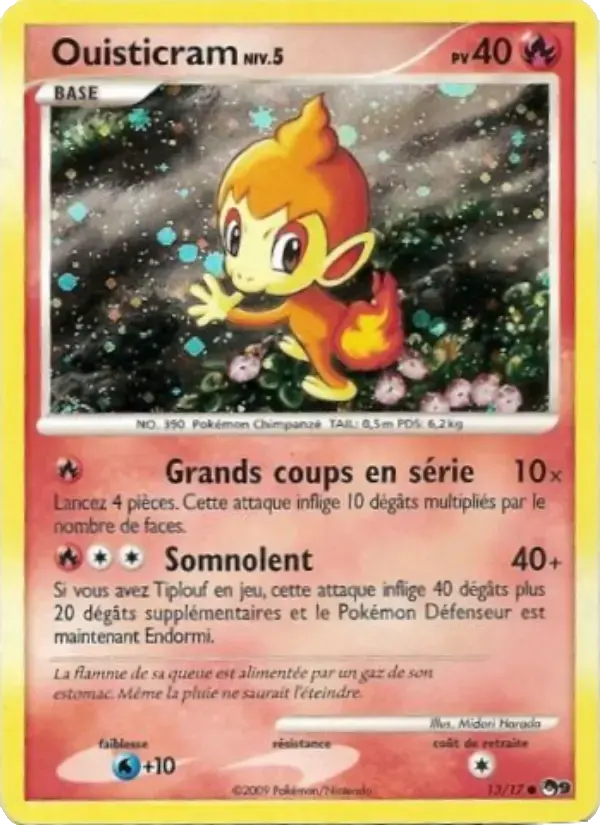 Carte Pokémon Ouisticram #13 — POP 9