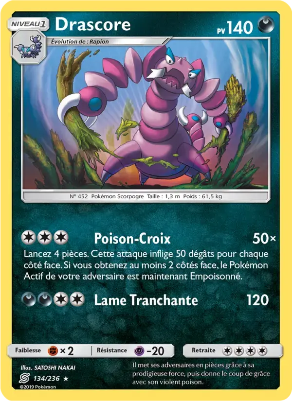 Carte Pokémon Drascore #134 — Harmonie des Esprits