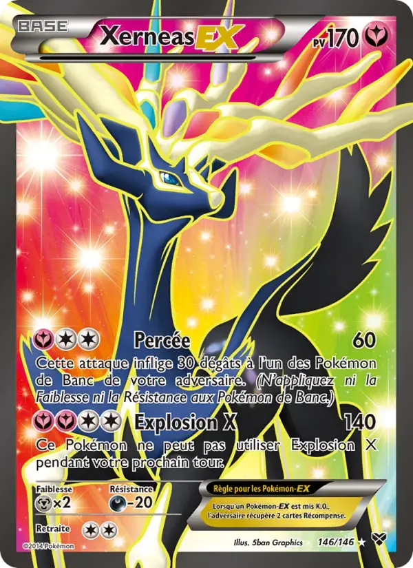 Carte Pokémon Xerneas EX #146 — XY