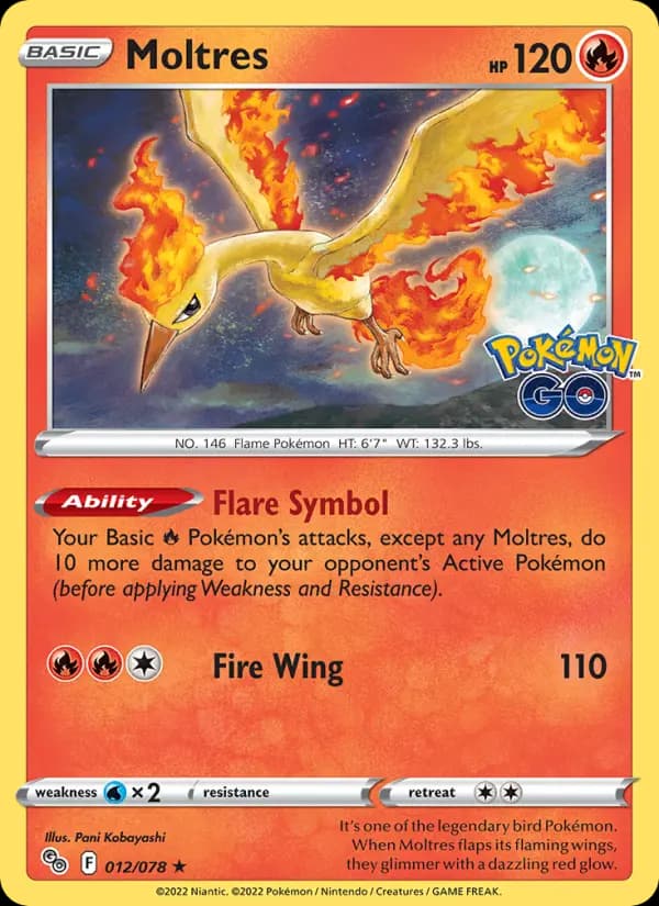 Moltres #012 — Pokémon GO