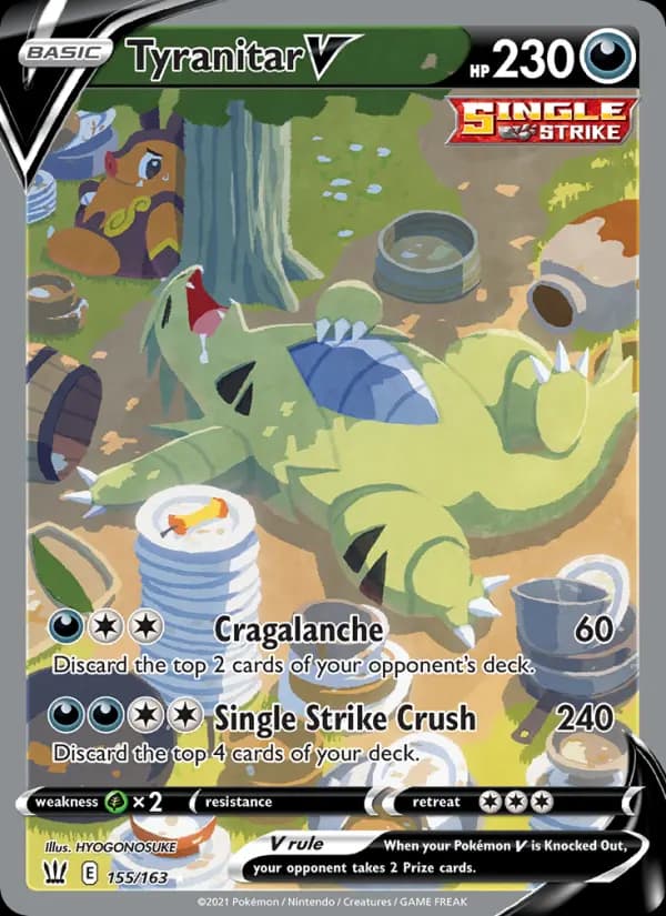 Tyranitar V #155 — Battle Styles