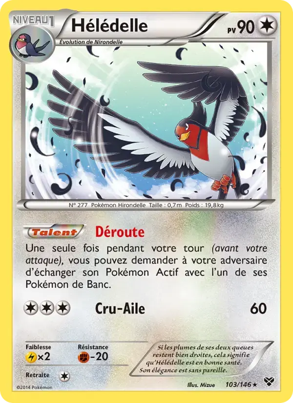 Carte Pokémon Hélédelle #103 — XY