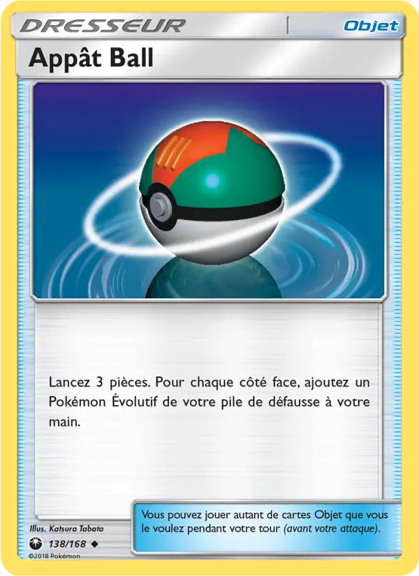 Carte Pokémon Appât Ball #138 — Tempête Céleste