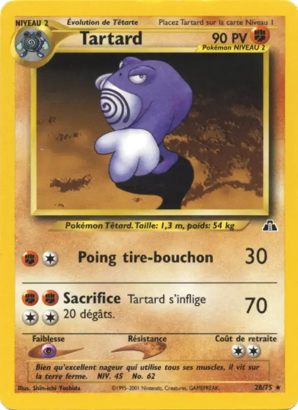 Carte Pokémon Tartard #28 — Neo Discovery
